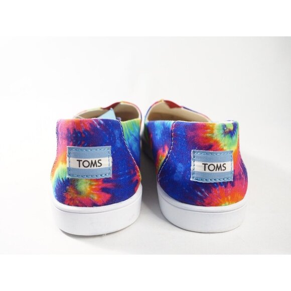 Toms Rainbow Tie-Dye Swirl Classic Slip-On, Size 10 (US) NEW! - Picture 5 of 14